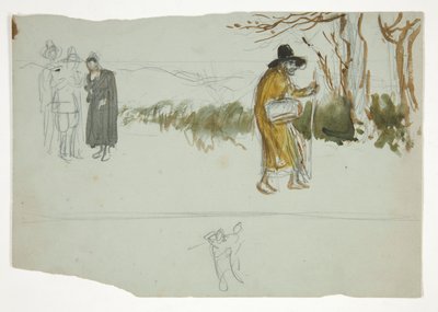için çalışma by Edwin Austin Abbey