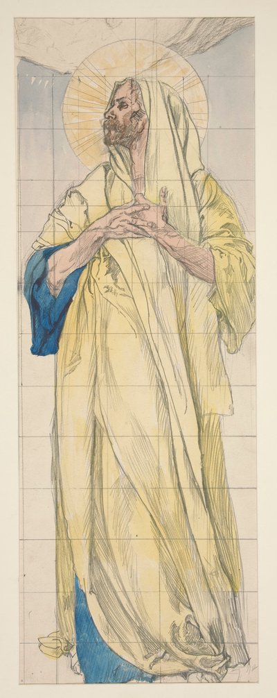Louis Comfort Tiffany için çalışma by Edwin Austin Abbey