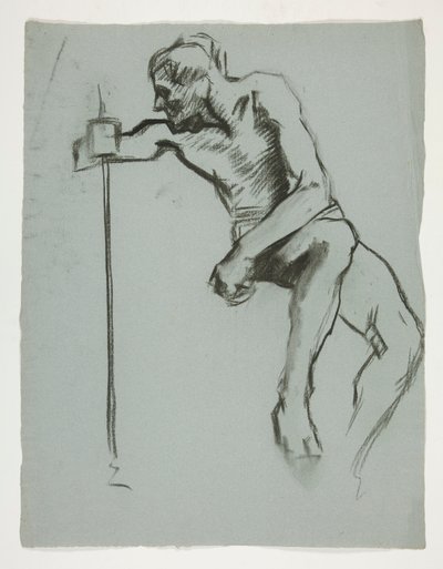 The Spirit of Vulcan, Deha of the Workers in Iron and Steel, capitol rotunda, Harrisburg, Pennsylvania için çalışma by Edwin Austin Abbey