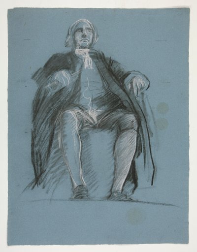 General John Peter Gabriel Muhlenberg figürü için çalışma, by Edwin Austin Abbey