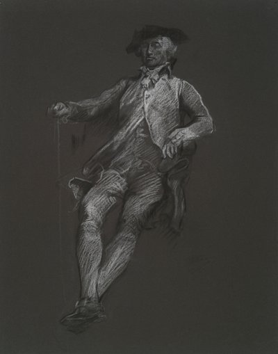 John Dickinson figürü için çalışma, by Edwin Austin Abbey