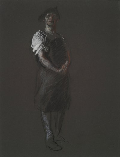 Bir İşçi figürü için çalışma, by Edwin Austin Abbey