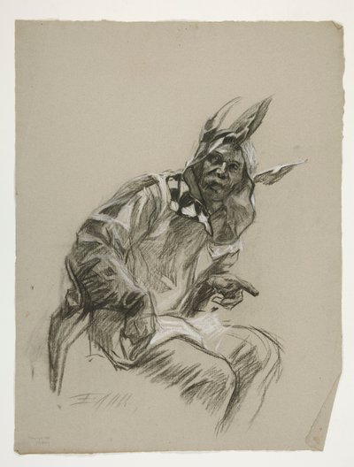 Kutsal Kâse Görevi için Jester Çalışması (kullanılmayan), (1901