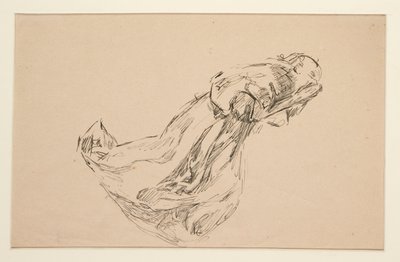 Bir meleğin incelenmesi (vitray için mi? tavan için mi?) by Edwin Austin Abbey