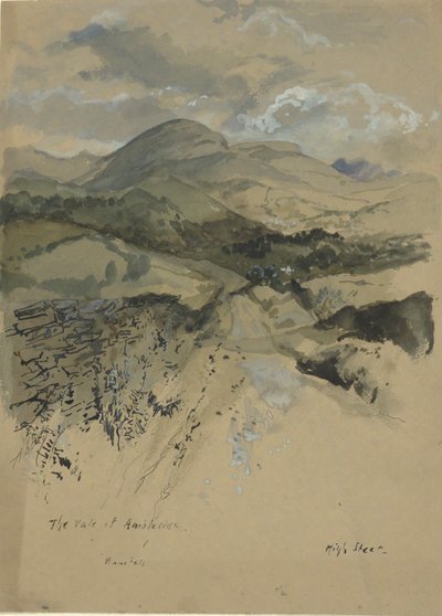 Ambleside Vadisi, Wansfell by Edwin Austin Abbey