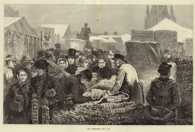 Birmingham Soğan Fuarı (gravür) by Edwin Buckman