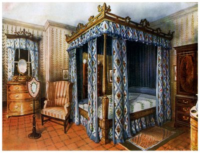 Hepplewhite yatak odası, 1911-1912. by Edwin Foley