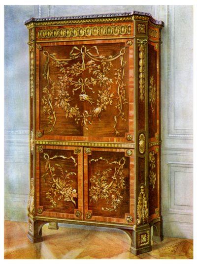 Kakma ormolu dikili sekreter, Fransızca, 1911-1912. by Edwin Foley