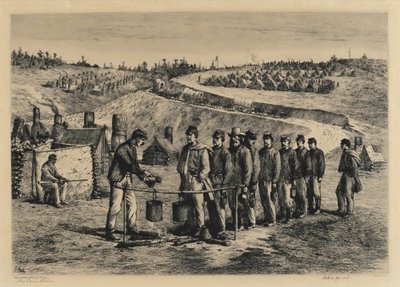 Çorba için düşmek by Edwin Forbes