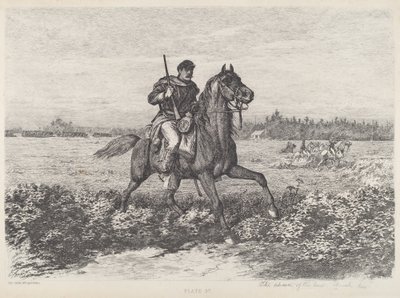 Süvari İlerlemesi by Edwin Forbes