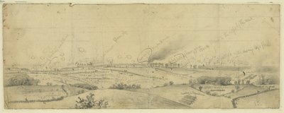 Antietam veya Sharpsburg savaşı by Edwin Forbes