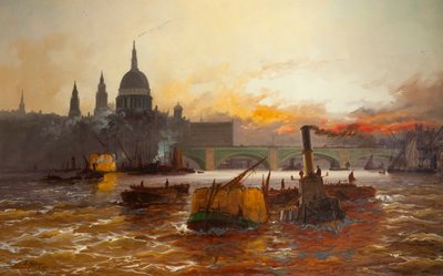 Londra Havuzu, 1940-45 by Edwin Henry Eugene Fletcher