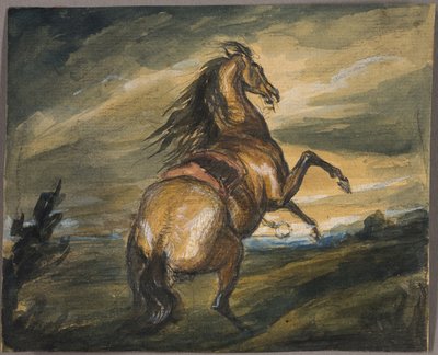 At Yetiştirme by Edwin Henry Landseer