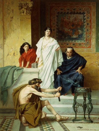 Kurban Hazırlamak by Edwin Howland Blashfield
