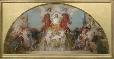 Minnesota için Çalışma, Dünyanın Tahıl Ambarı, 1904 by Edwin Howland Blashfield