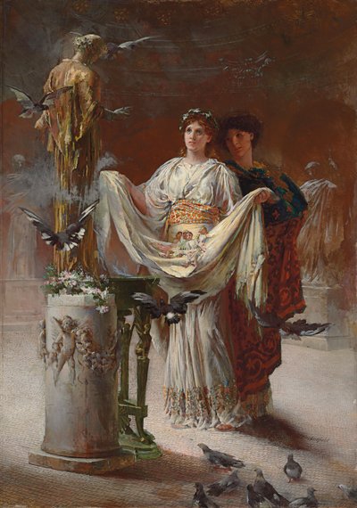 Oyuncak bebek by Edwin Howland Blashfield