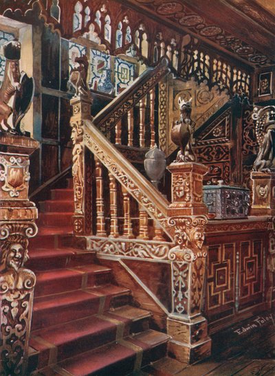 Oyma Meşe Merdiven, Godinton by Edwin John Foley