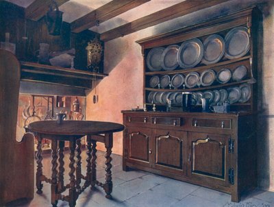 Oak Welsh Dresser by Edwin John Foley