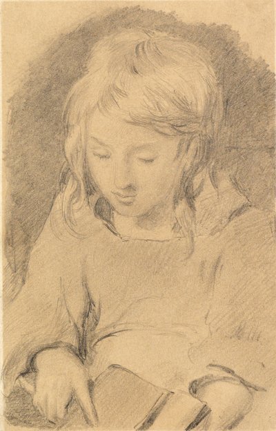 Genç Kız Tarak Yün by Edwin Landseer
