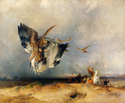 Eski Zamanda Hawking, 1831 dolayları (tuval üzerine yağlıboya) by Edwin Landseer