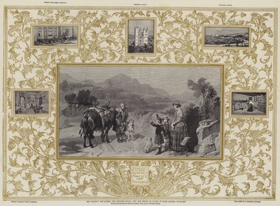 Majesteleri Kraliçe, Kraliyet Prensesi ve Galler Prensi Loch Laggan, İskoçya