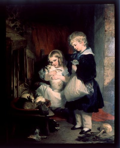 Hz. Albay Seymour Bathurst (tuval üzerine yağlı boya) by Edwin Landseer