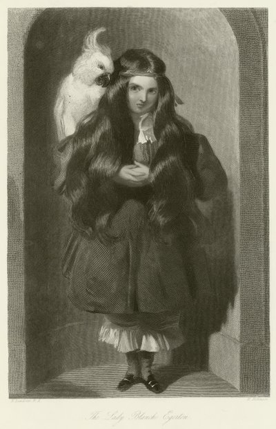 Leydi Blanche Egerton by Edwin Landseer