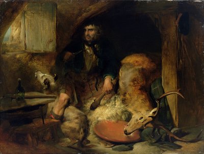 Vahşi, c.1838 (panel üzerine serilmiş tuval üzerine yağlıboya) by Edwin Landseer