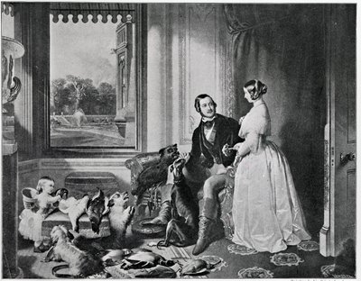 Modern zamanlarda Windsor Kalesi, 1843 resminden by Edwin Landseer