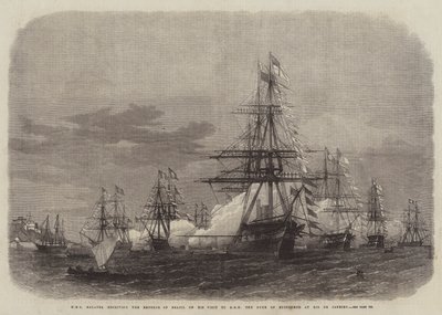 HMS Galatea, Rio de Janeiro