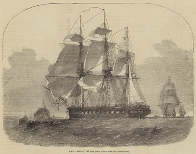 HMS Nankin, 50 Silah, Sayın Keith Stewart, Komutan by Edwin Weedon