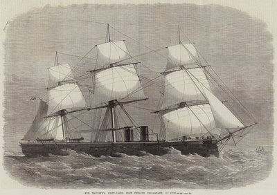 Majestelerinin Ahşap Kasalı Demir Fırkateyni Tutarsız, 16 Silah by Edwin Weedon