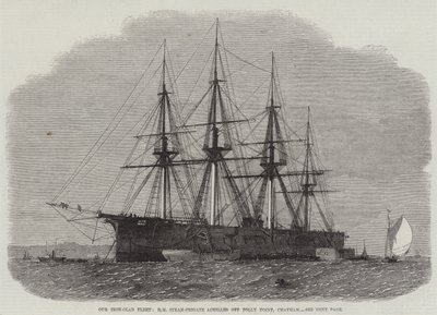 Demir Kaplı Filomuz, HM Buharlı Fırkateyn Achilles, Folly Point, Chatham by Edwin Weedon
