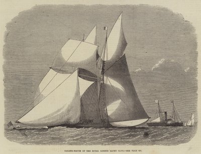 Royal London Yacht Club Yelken Maçı by Edwin Weedon
