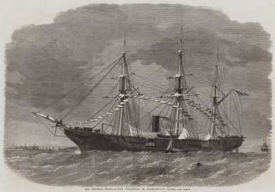 Southampton Water'daki Federal Savaş Sloopu Tuscarora by Edwin Weedon