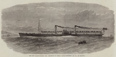 Glasgow Messers David Hutcheson ve Company'ye ait Yeni Salon-Steamer Iona by Edwin Weedon