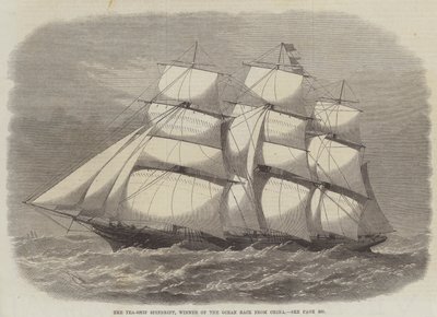 Çay Gemisi Spindrift, Okyanus Yarışını Çin'den Kazandı by Edwin Weedon