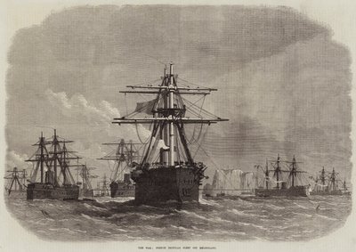 Savaş, Fransız Zırhlı Filosu Heligoland açıklarında by Edwin Weedon