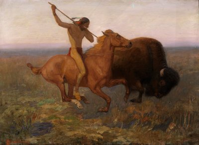 Hint Av Buffalo, 19. yüzyılın sonları ve 20. yüzyılın başlarında. by Edwin Willard Deming
