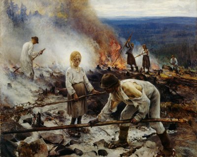 Çalıları Yakan Boyunduruğun Altında by Eero Järnefelt