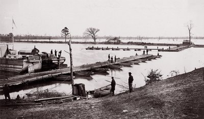 Pontoon Köprüsü, 1861-65. by Egbert Guy Fowx