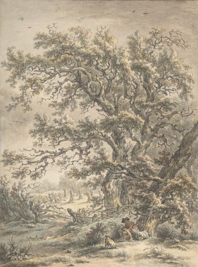 Ağacın Altında Dinlenen Bir Adam, n.d.. by Egbert van Drielst