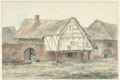 Bir duvar ile çiftlik by Egbert van Drielst