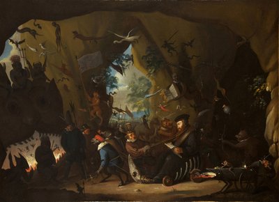 Cehennemde Calvin by Egbert van Heemskerk the Younger