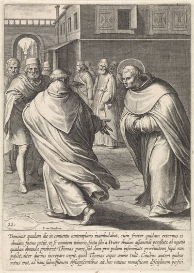 Thomas Aquinas Bologna'da Aziz Thomas Aquinas'ın Hayatı (dizi başlığı) by Egbert van Panderen