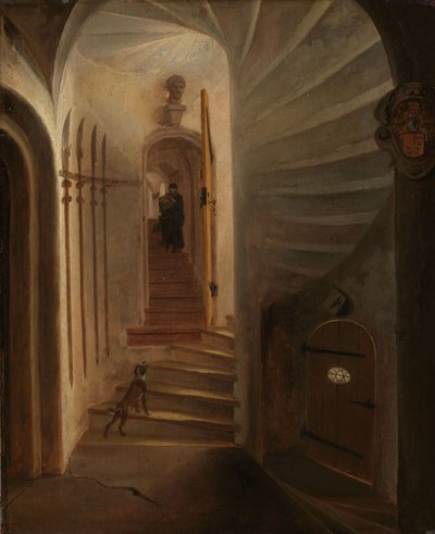 Bir kuledeki merdiven geçidi by Egbert van der Poel