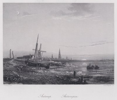 Anvers (gravür) by Egidius Linnig