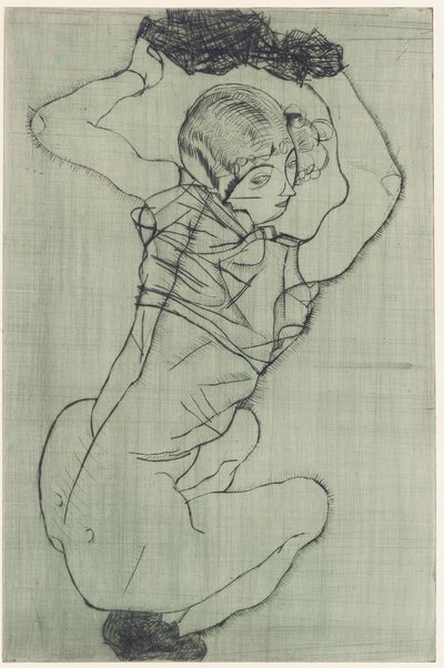 Çömelme by Egon Schiele