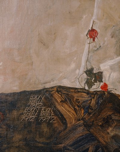 Die Eremiten (tuval üzerine yağlıboya) by Egon Schiele