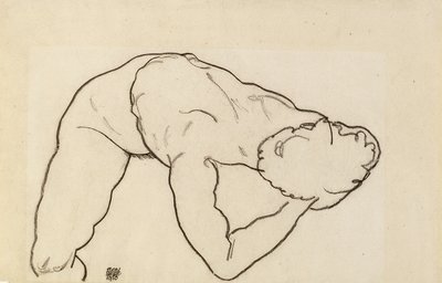Çıplak kadın, 1918 by Egon Schiele